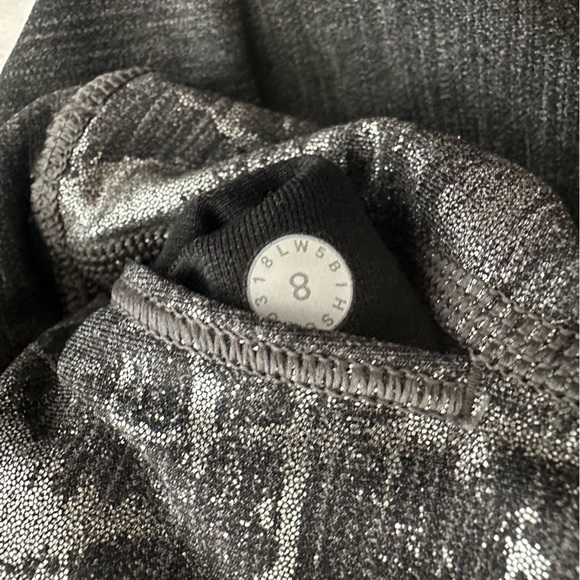 Lululemon Wunder Under Hi-Rise Leggings Full-On Luxtreme Brindle Shine Foil 28” - Picture 4 of 8